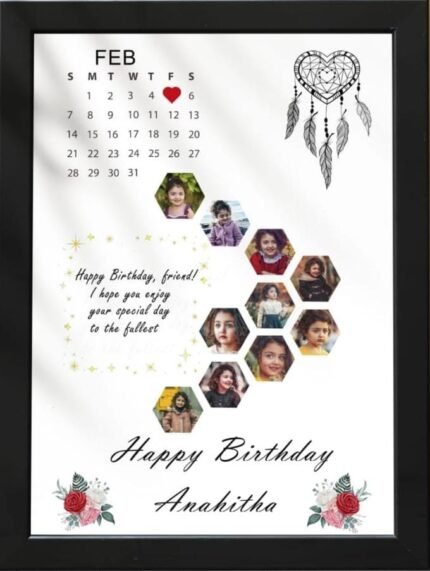 personalized birthday frame